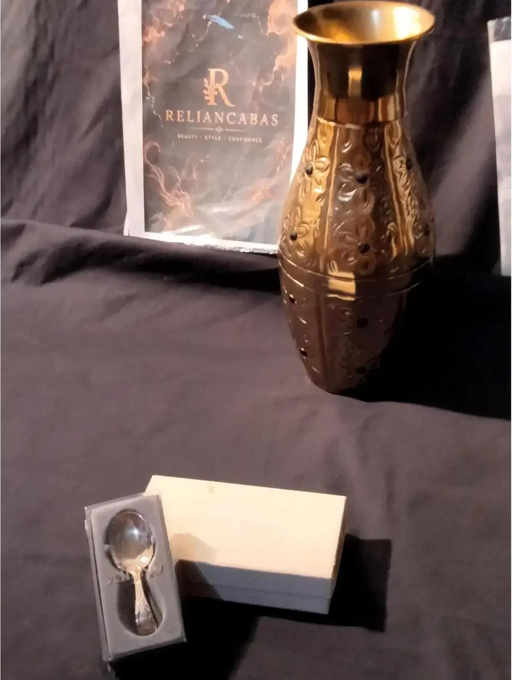 Spoon by Oneida, Silver-Plated Feeding Spoon with Original Box, Rare Collectible